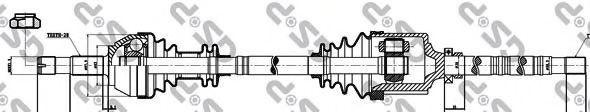 Приводной вал GSP 210068
