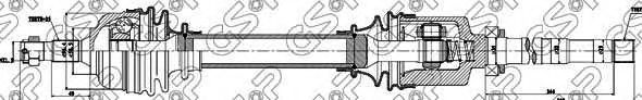 Приводной вал GSP 210140