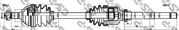 Приводной вал GSP 210150