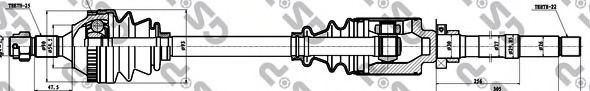Приводной вал GSP 210188