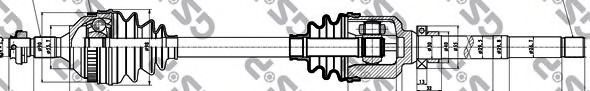 Приводной вал GSP 210193