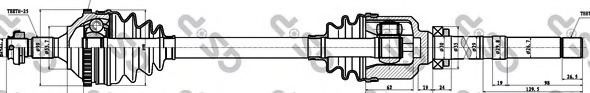 Приводной вал GSP 210202