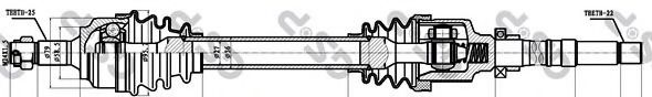 Приводной вал GSP 210205