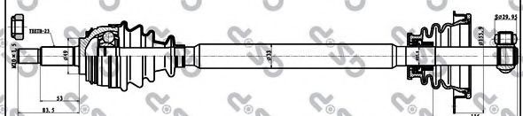 Приводной вал GSP 211012