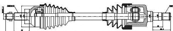 Приводной вал GSP 218016