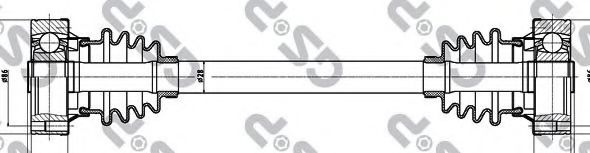 Приводной вал GSP 218129