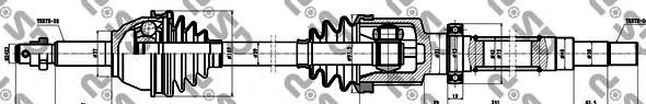 Приводной вал GSP 218142