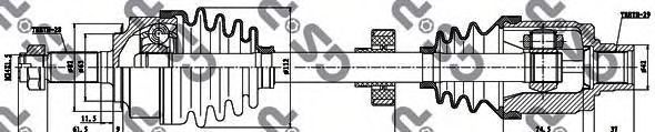 Приводной вал GSP 223027