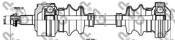 Приводной вал GSP 235001