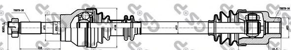 Приводной вал GSP 235010