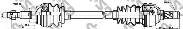 Приводной вал GSP 244033