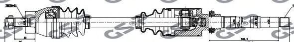Приводной вал GSP 245001