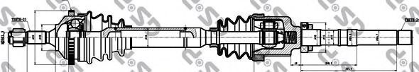Приводной вал GSP 245010
