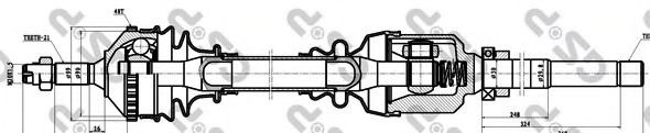 Приводной вал GSP 245065
