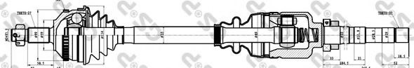 Приводной вал GSP 245120