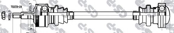 Приводной вал GSP 248002