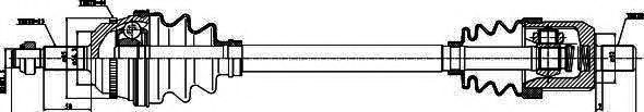 Приводной вал GSP 250073