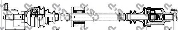 Приводной вал GSP 250370