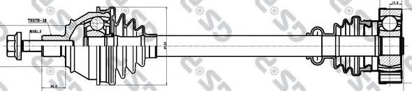 Приводной вал GSP 261119