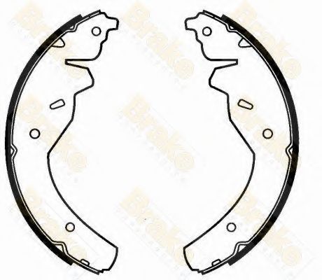 Комплект тормозных колодок Brake ENGINEERING SH2560