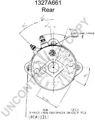 Стартер PRESTOLITE ELECTRIC 1327A600