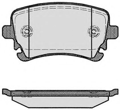 Комплект тормозных колодок, дисковый тормоз RAICAM RA.0819.1