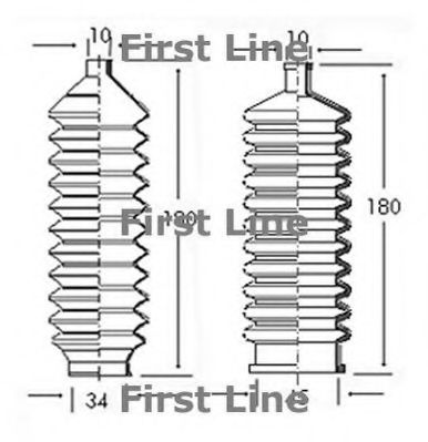 Пыльник, рулевое управление FIRST LINE FSG3014
