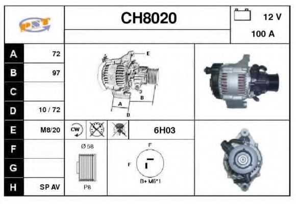 Генератор SNRA CH8020