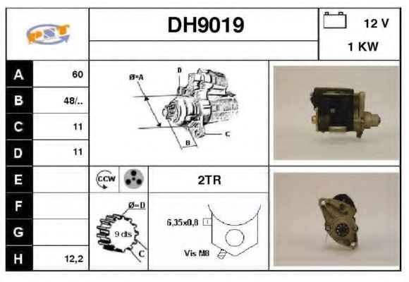 Стартер SNRA DH9019
