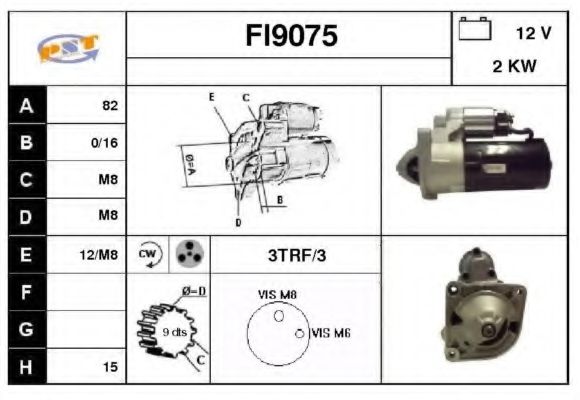 Стартер SNRA FI9075