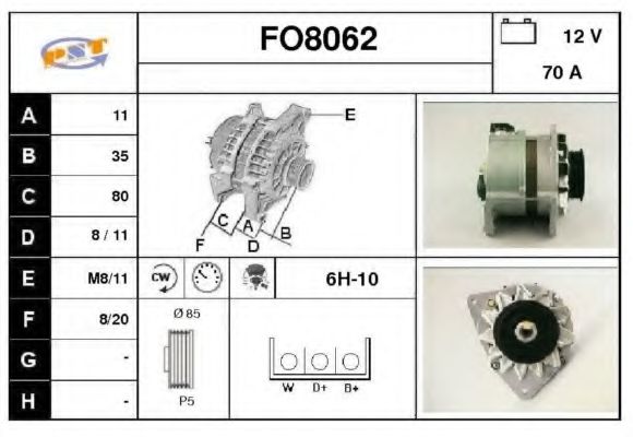 Генератор SNRA FO8062