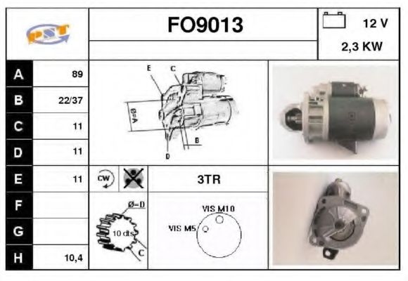 Стартер SNRA FO9013