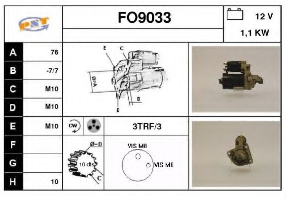 Стартер SNRA FO9033