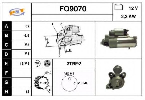 Стартер SNRA FO9070