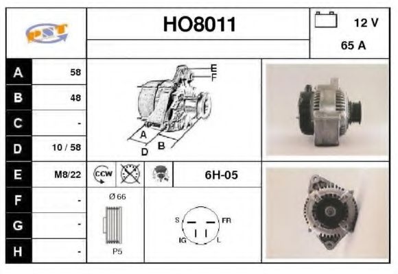Генератор SNRA HO8011