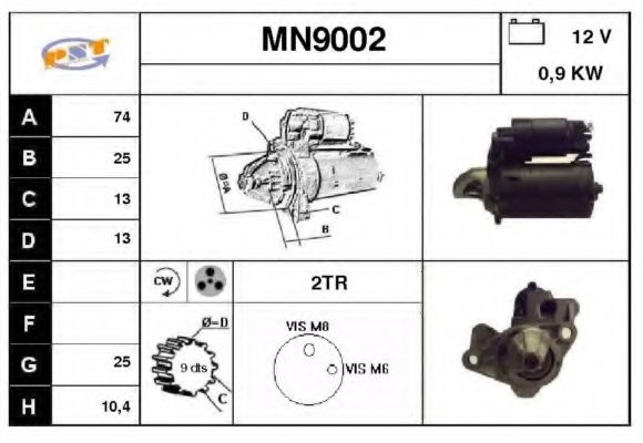 Стартер SNRA MN9002