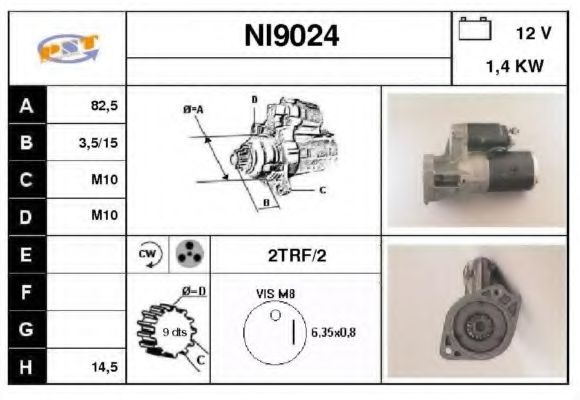 Стартер SNRA NI9024