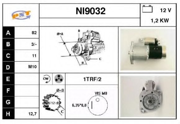 Стартер SNRA NI9032