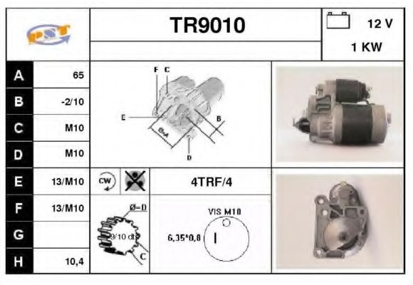 Стартер SNRA TR9010