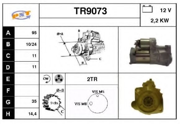 Стартер SNRA TR9073