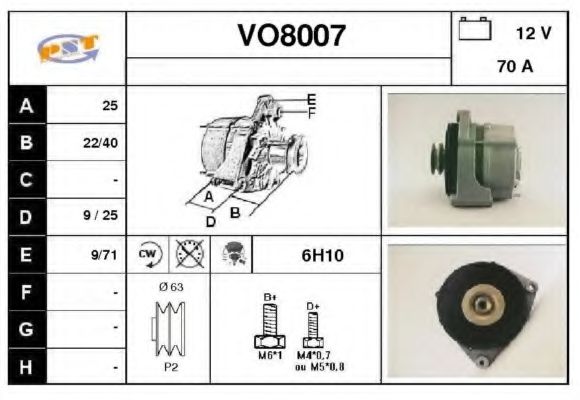 Генератор SNRA VO8007
