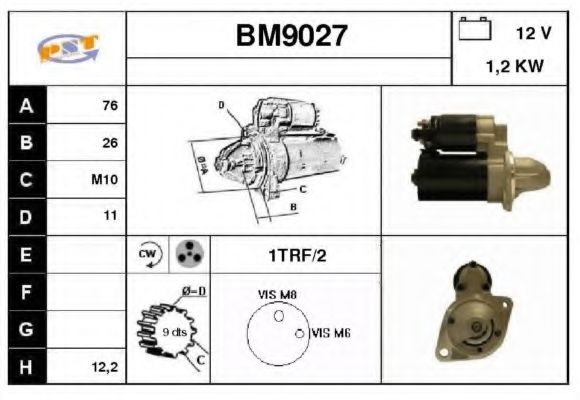 Стартер SNRA BM9027