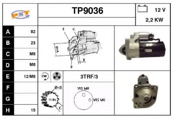 Стартер SNRA TP9036