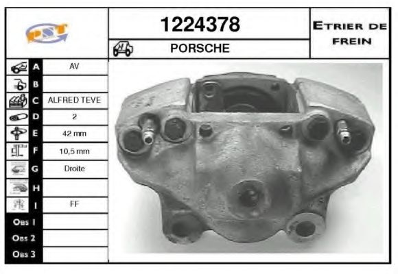 Тормозной суппорт BUDWEG CALIPER 34515