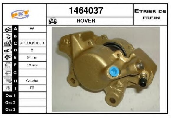 Тормозной суппорт SNRA 1464037