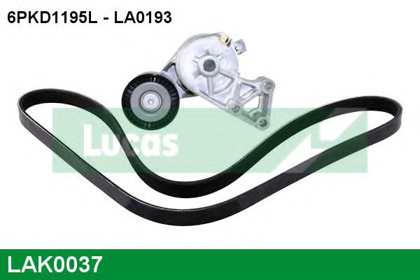 Поликлиновой ременный комплект LUCAS ENGINE DRIVE LAK0037