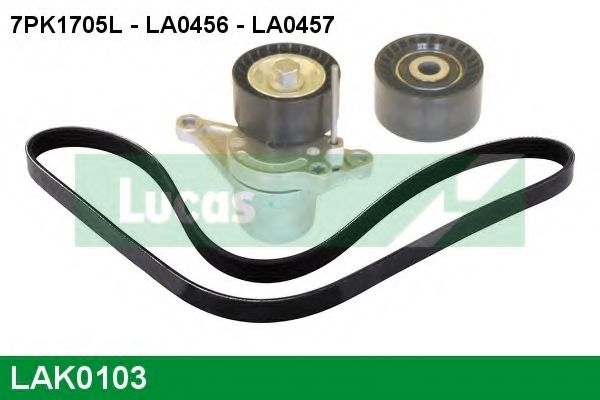 Поликлиновой ременный комплект LUCAS ENGINE DRIVE LAK0103