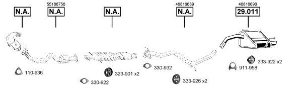 Система выпуска ОГ ASMET AL290360