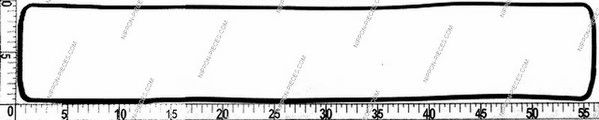 Прокладка, крышка головки цилиндра NPS GP222