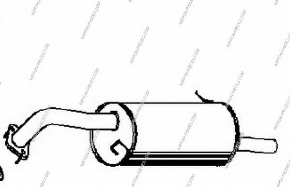 Система выпуска ОГ NPS M430A113